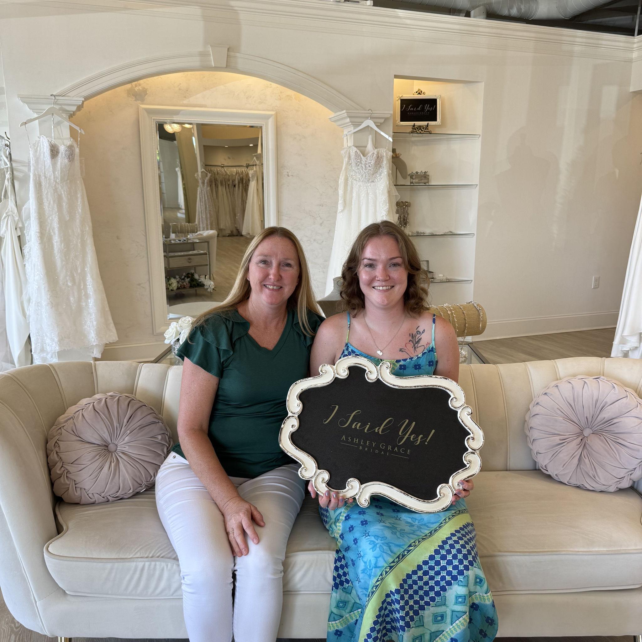 When Danielle said Yes To The Dress!