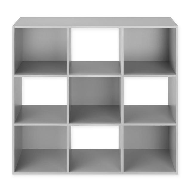 Relaxed Living 9-Cube Organizer in Alloy Grey