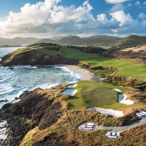 Golfing on our honeymoon fund