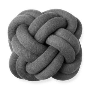 Knot Cushion, Gray