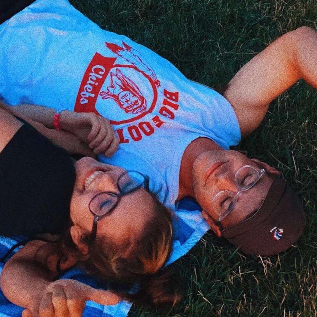 The first photo we posted on Instagram together to let all our friends know - yep! It's official!