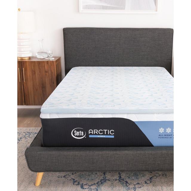 Serta Arctic 25x Cooling 2" Memory Foam Queen Mattress Topper