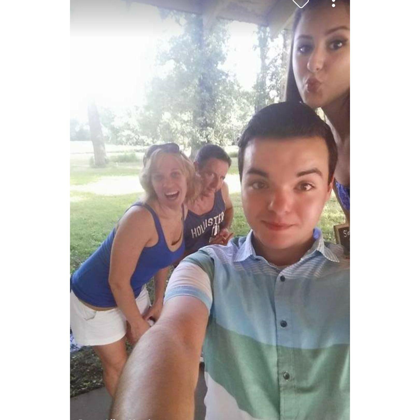 I believe this was the high school graduation party for Russ's daughter, Brittany, and his nephew, Drew. 2015ish.