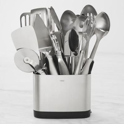 OXO Stainless-Steel 15-Piece Utensil Set