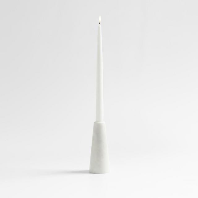 Marble Taper Candle Holder 6"