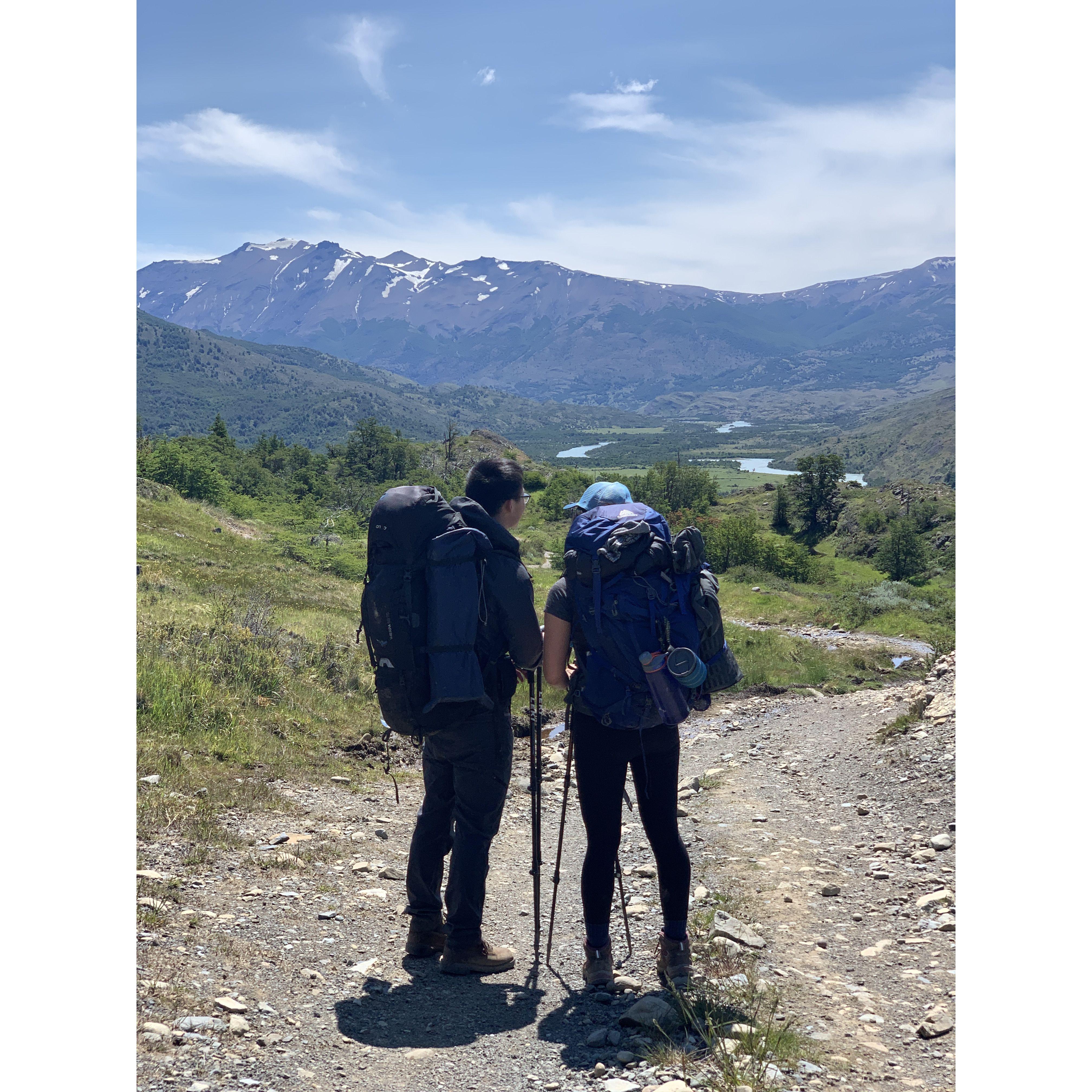 Patagonia 2019 - We carried around 50 pound bags for many days!