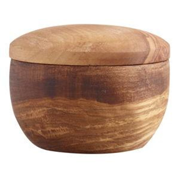 Olive Wood Salt Keeper