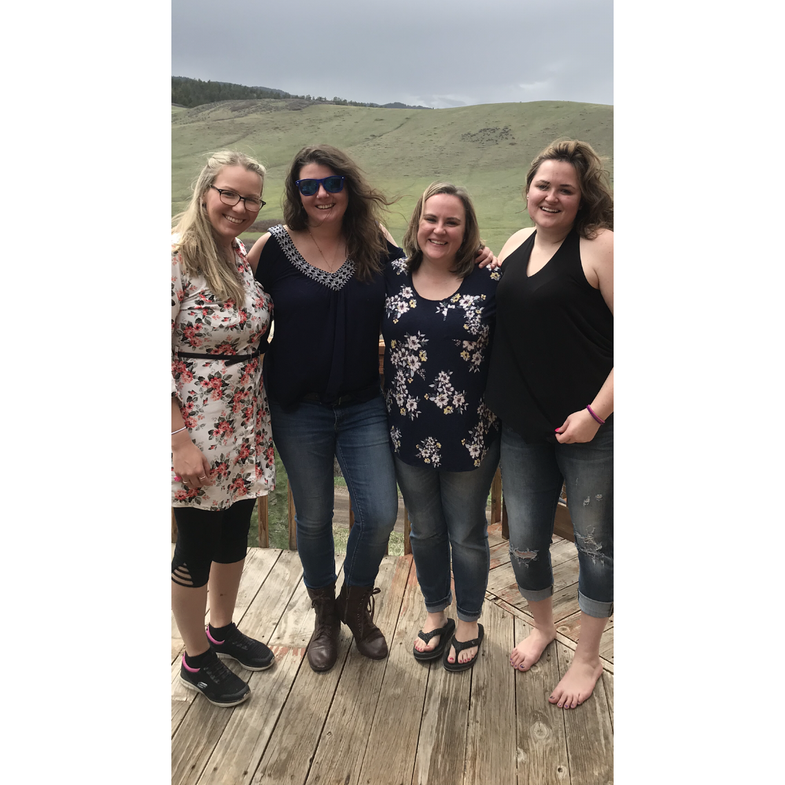 Sisters! Diane, Coco, Kayce & Erin.