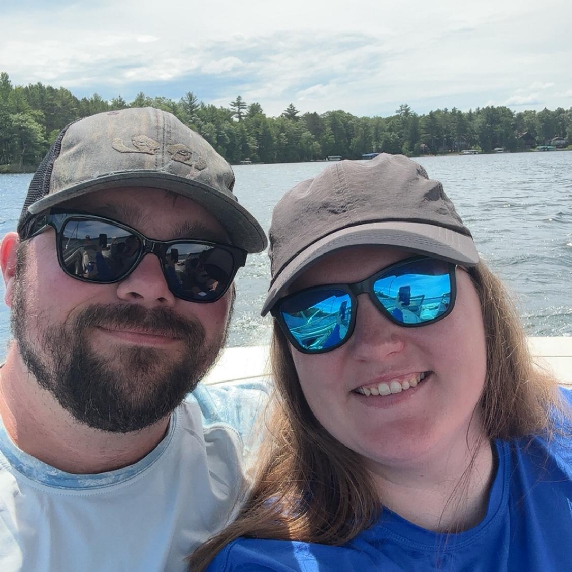 July 2025- (Dating 1 year, 9 months) Schalla Family Cabin Week at Thomsen Thunderbird Hill in Lac Du Flambeau, WI.