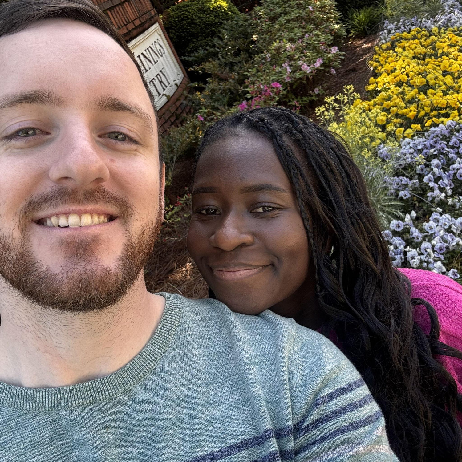out on a walk