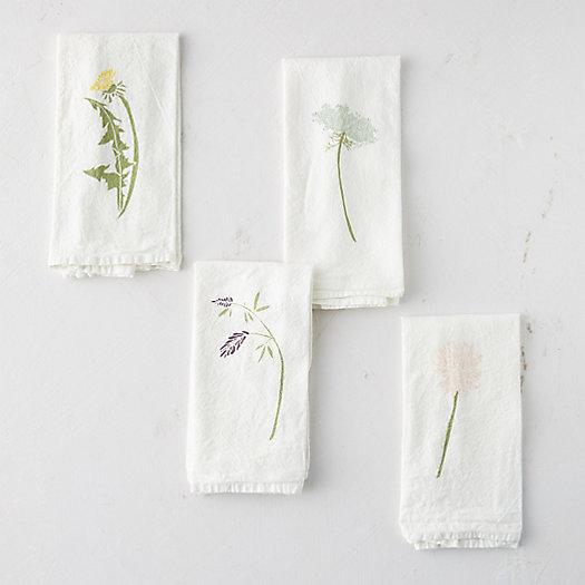 Wild Flower Napkins, Set of 4