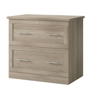 Realspace® 29-7/16W x 18-1/2D Lateral 2-Drawer File Cabinet, Spring Oak