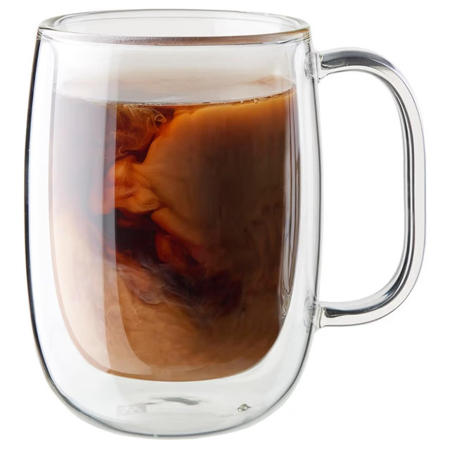 ZWILLING Sorrento Plus 4-pc Double-Wall Glass, Insulated Coffee Mug