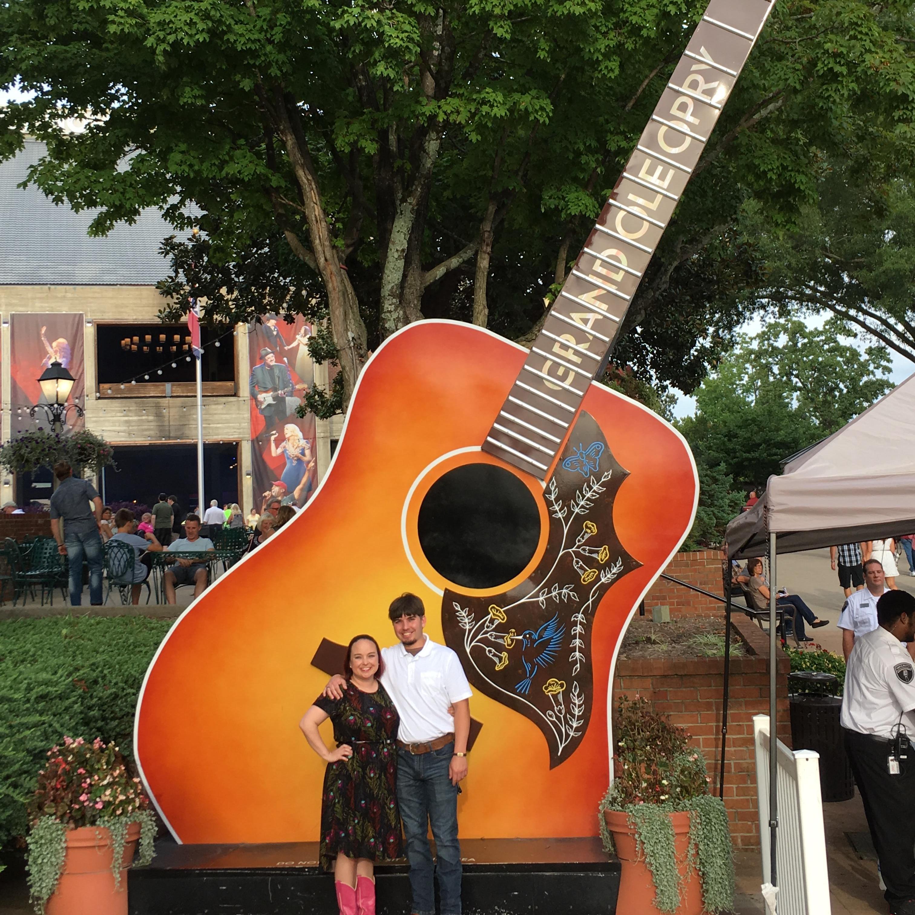 Our first date at the Grand Ole Opry!