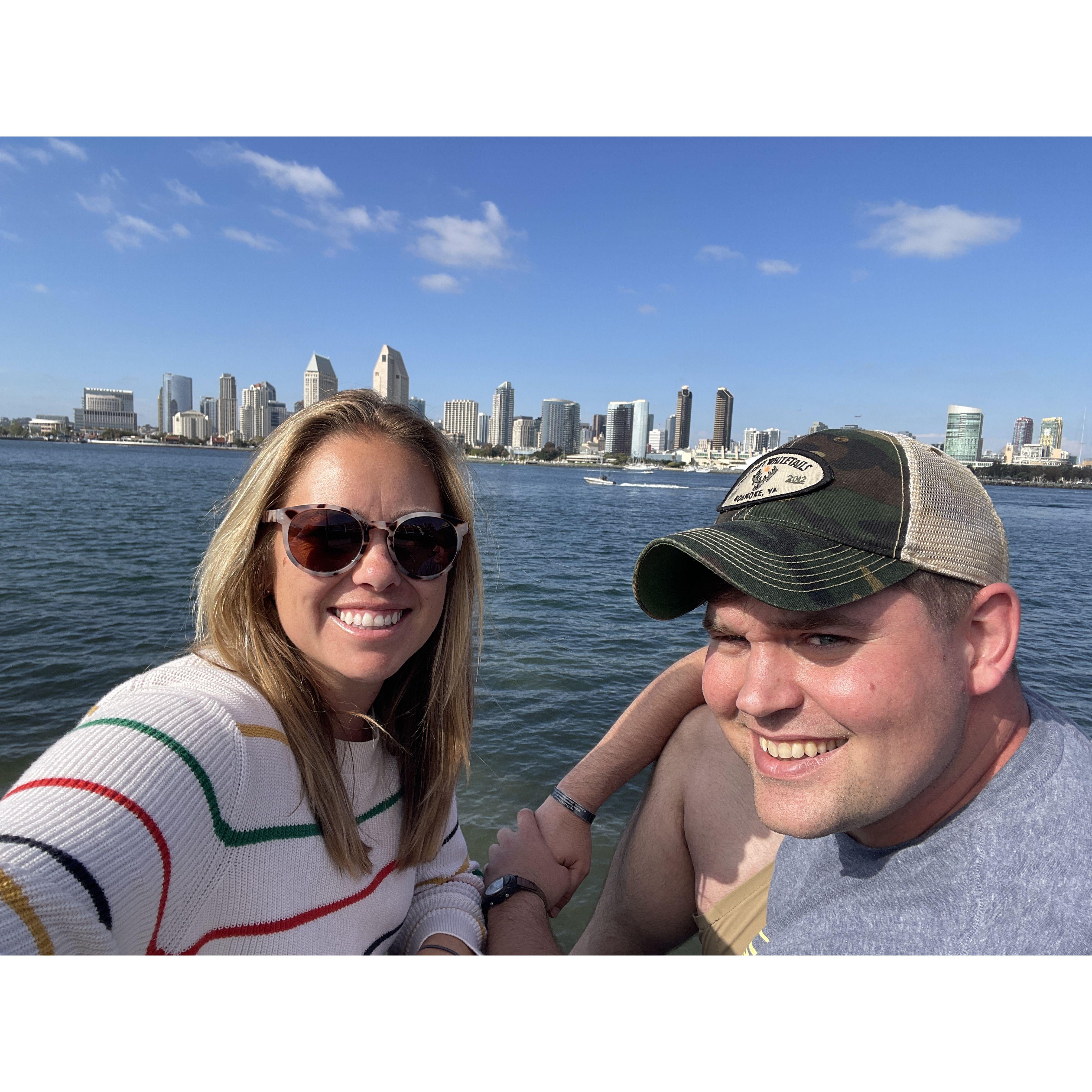 Downtown San Diego view from Coronado Island