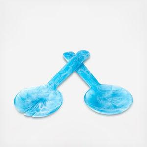 Jonathan Adler Como Ripple Salad Serving Set