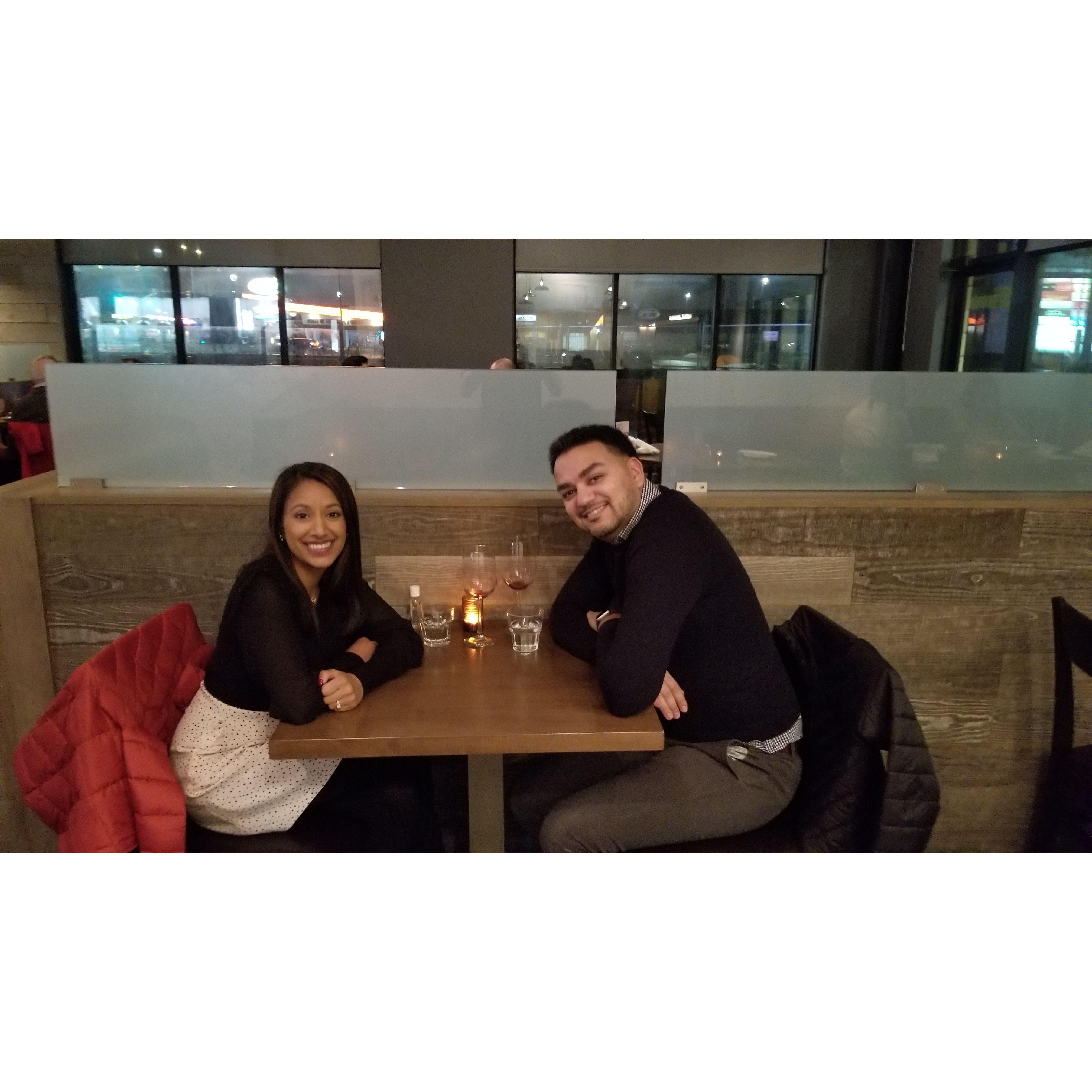 December 31, 2022 - ready to ring in our wedding year 2023!!