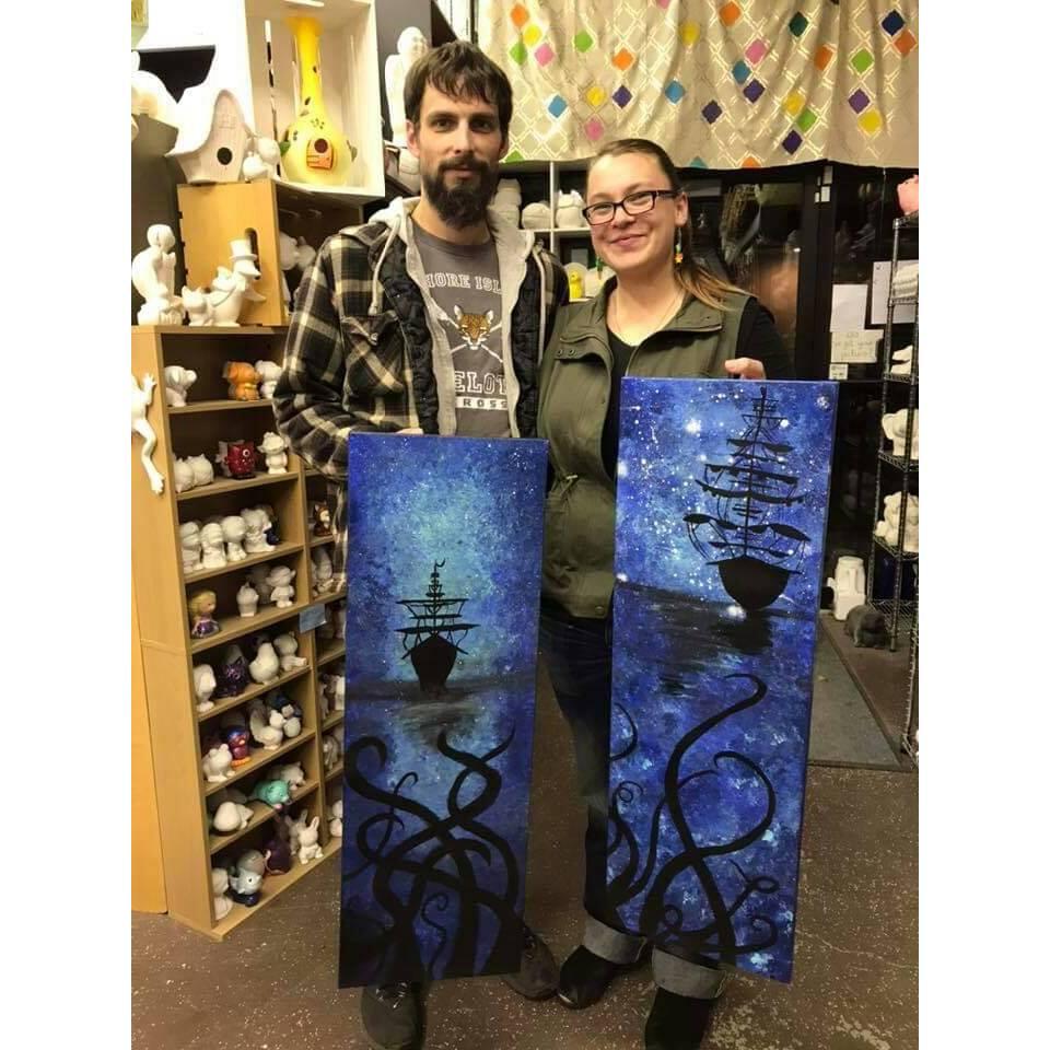 First Paint and Sip together!