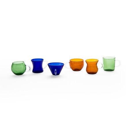 Borosilicate Glass Cups - Set of 6