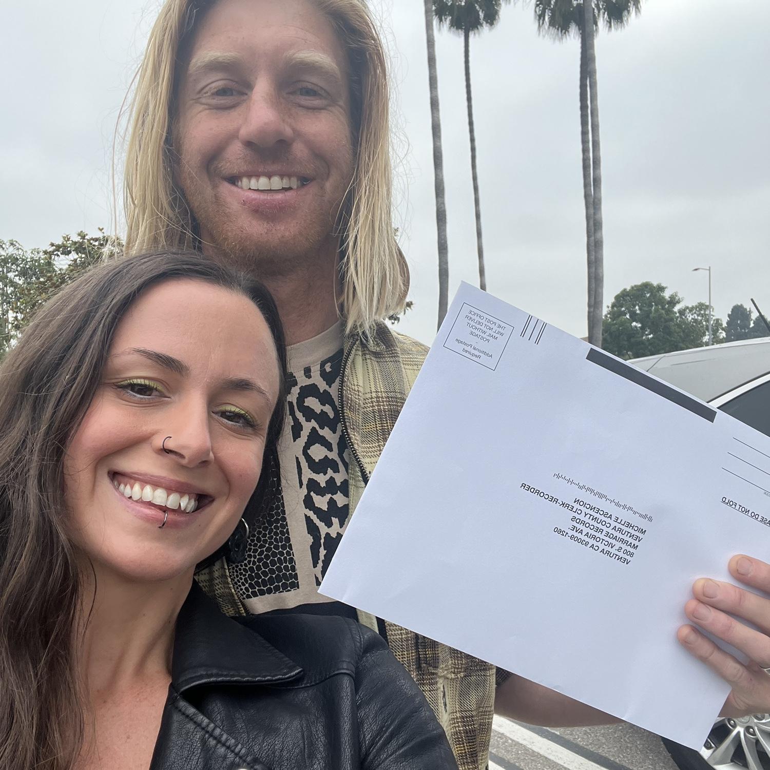 Picked up our wedding license!