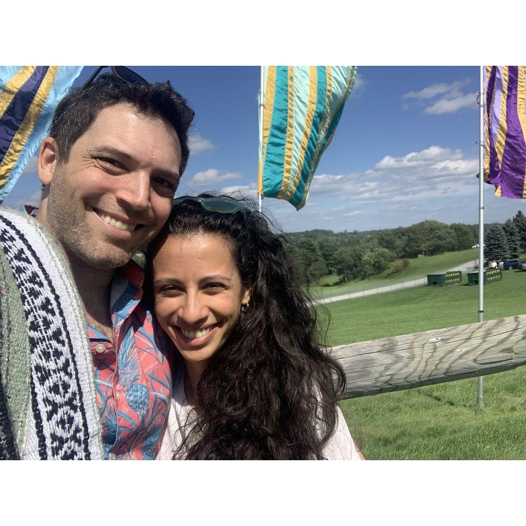 Our first music festival together!