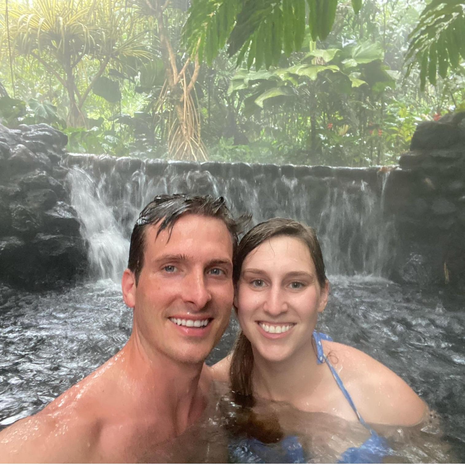 Hot springs in Costa Rica