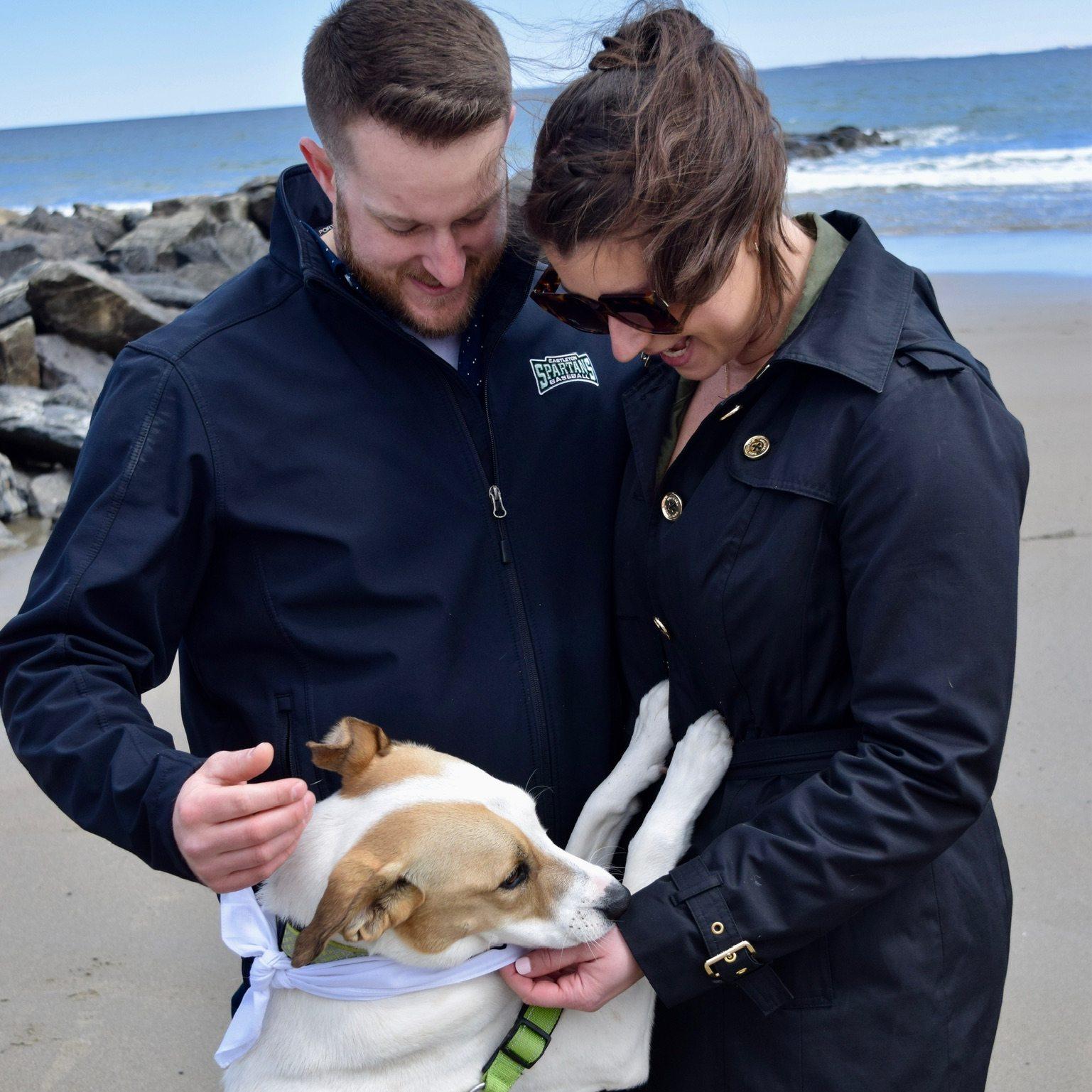 Millie beyond excited for Mom and Dad
