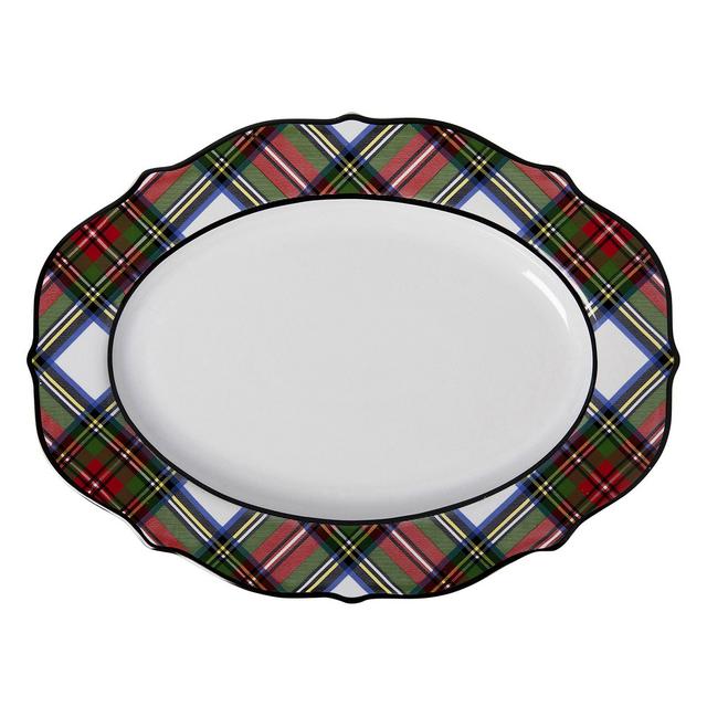 Juliska Stewart Tartan 15" Serving Platter