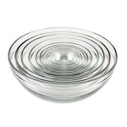 Anchor Hocking Mixing Bowls, Set of 10