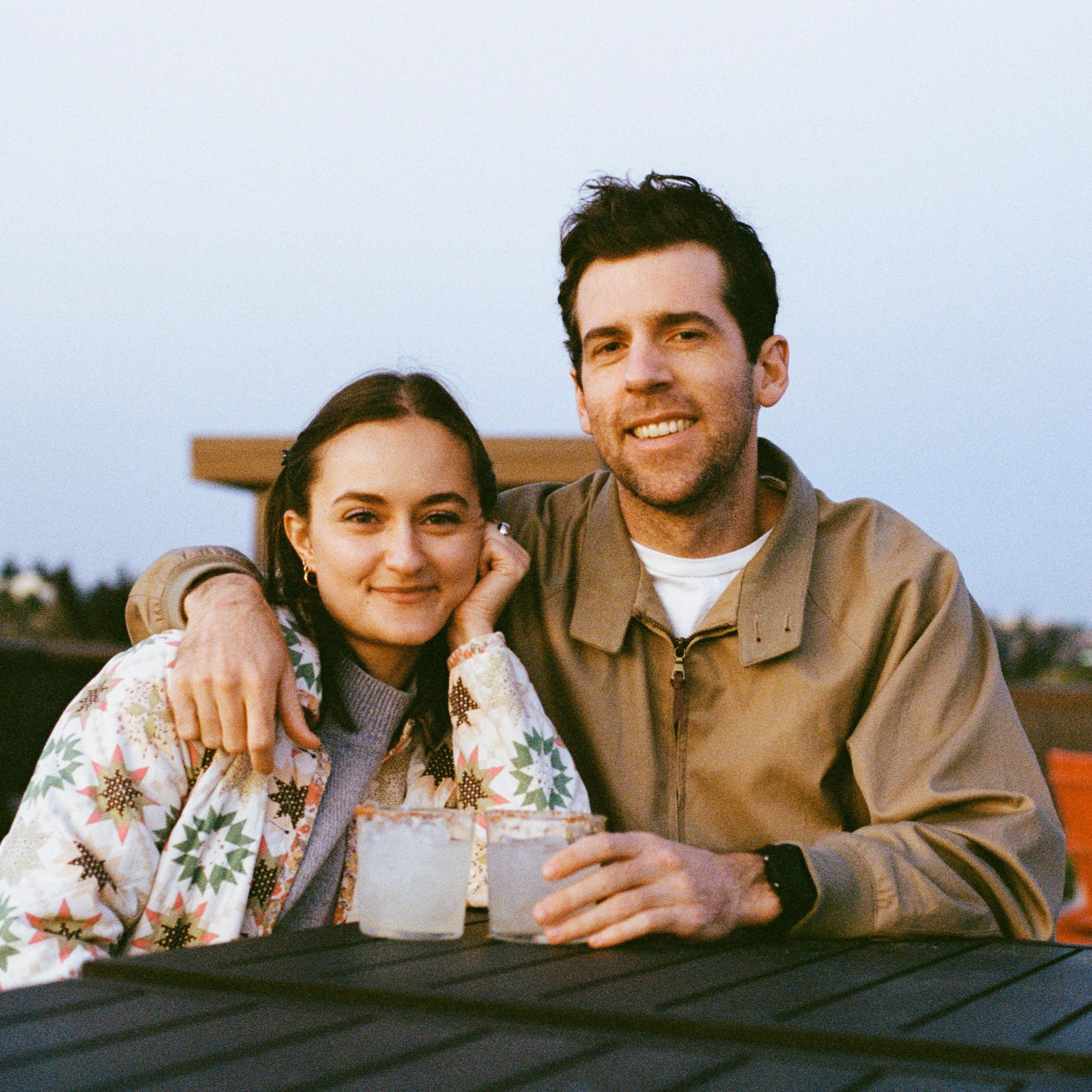 Our fav photo. Emily took this photo the day we made it official!