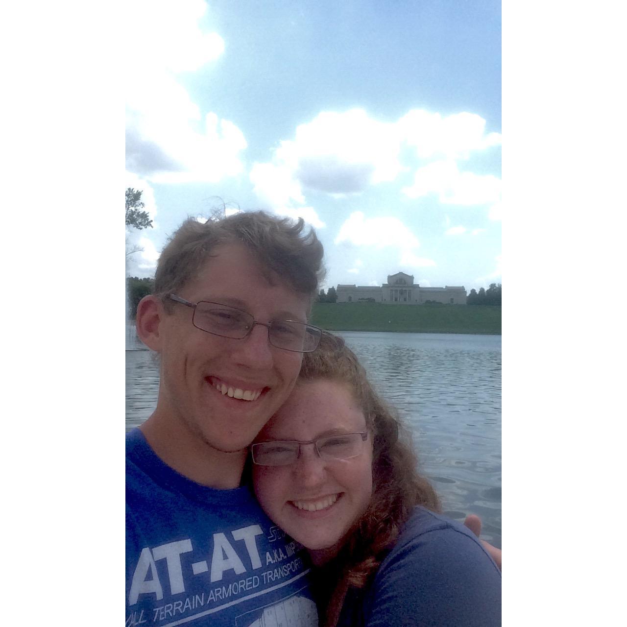 Two years later we got engaged here!