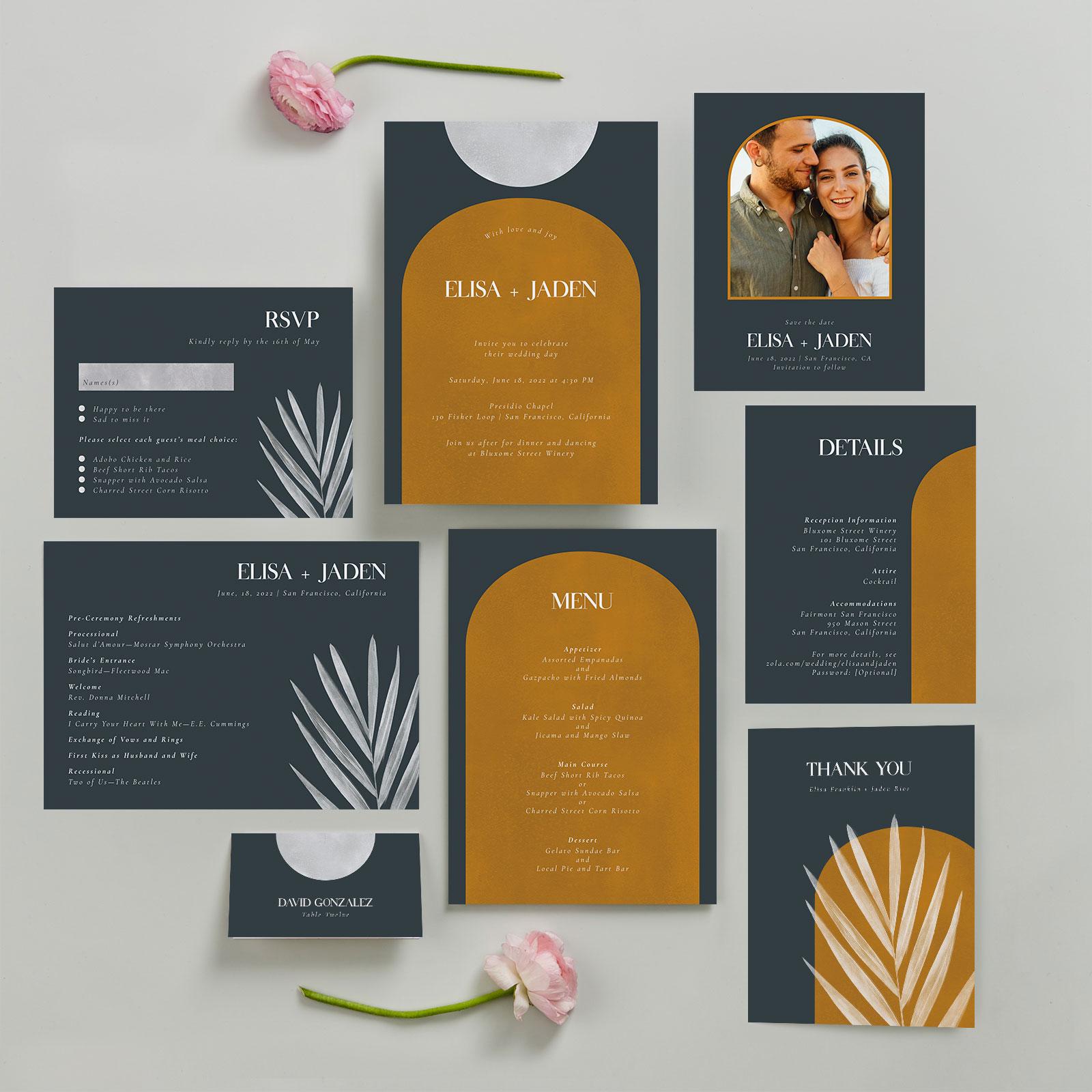 Zola wedding invites discount