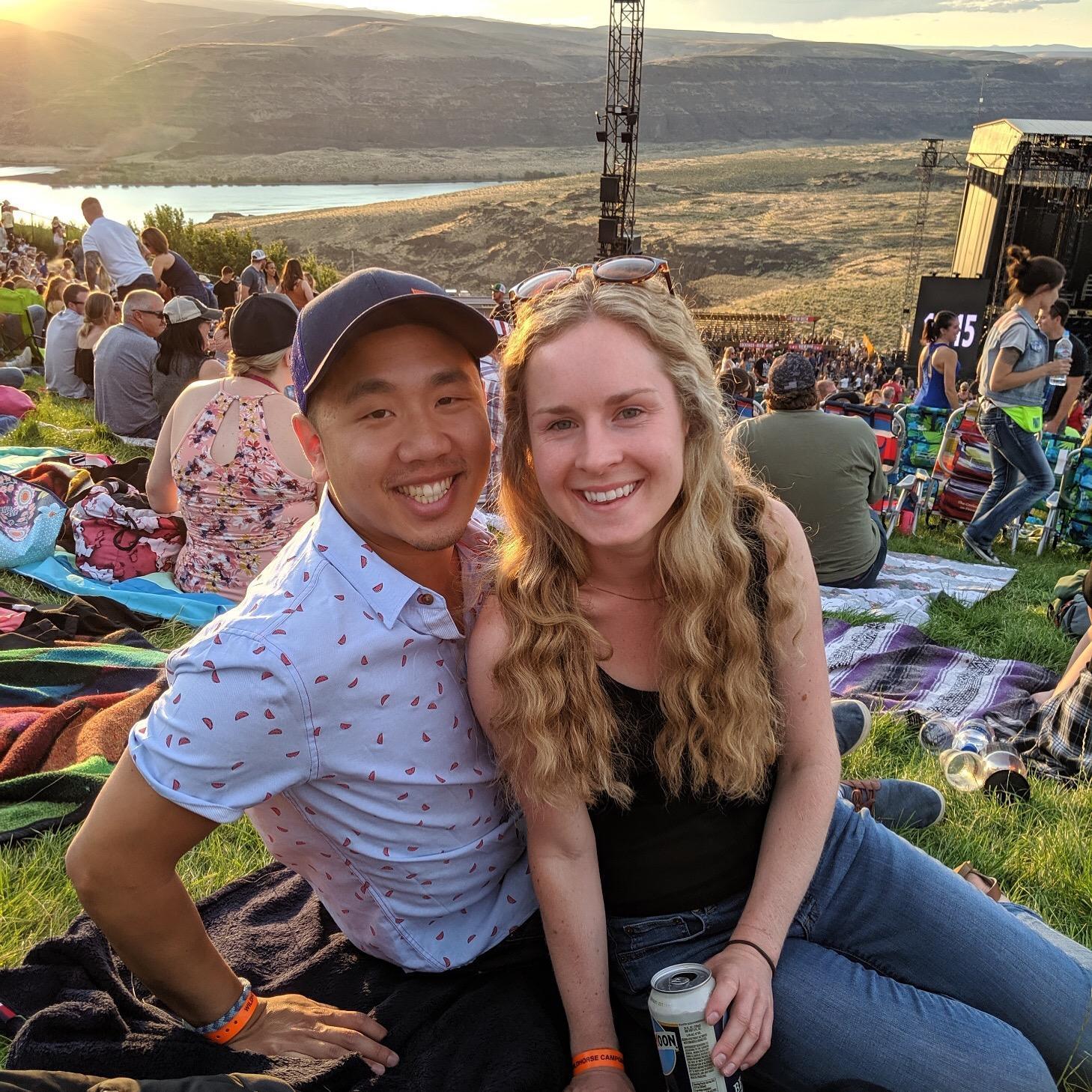 Eric Church concert at the Gorge.
