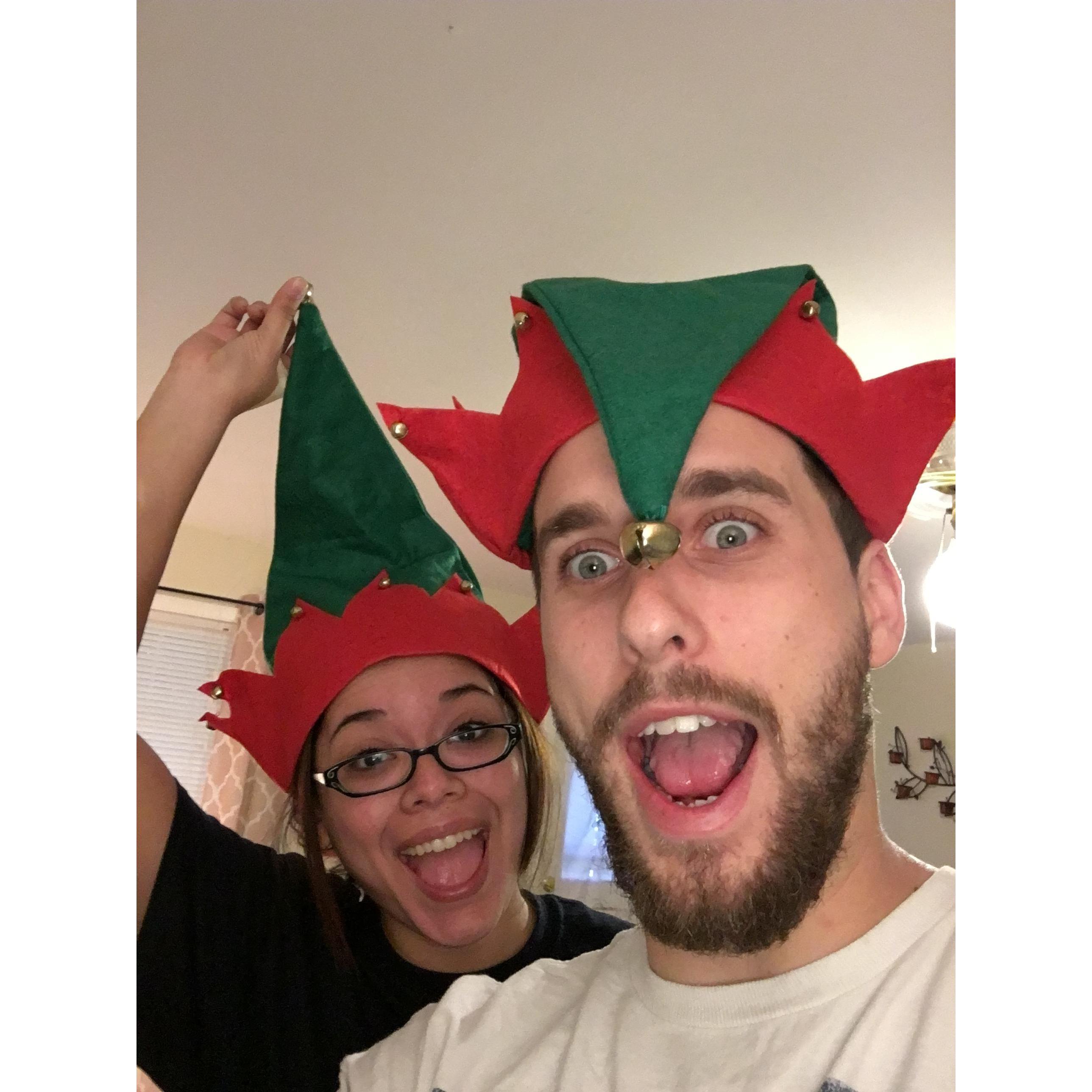 Christmas is my favorite time of the year. This taken on our first Christmas when we moved into our house.