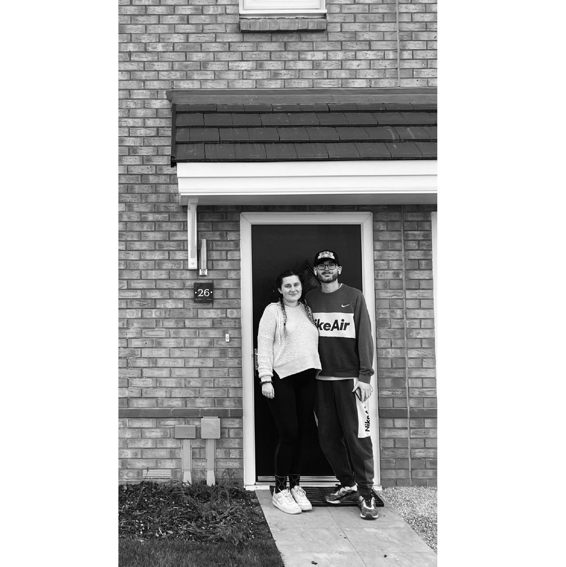The day we first became homeowners