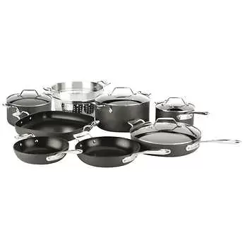 All-Clad 12-piece Hard Anodized Cookware (Costco)