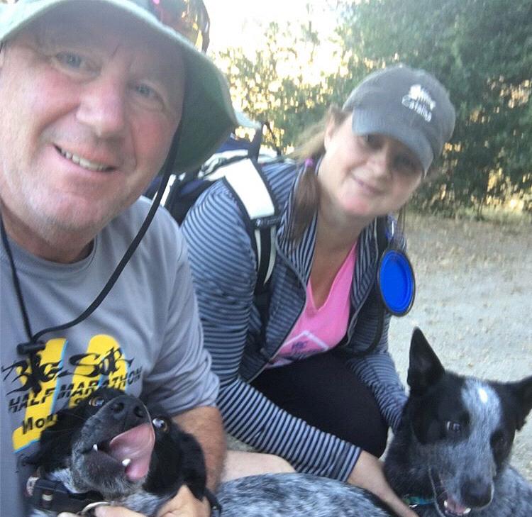 Getting ready for a hike with the fur babies, Georgia and Cody 🐾🐾🎄