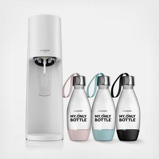 Terra Sparkling Water Maker Kit with To-Go Bottles