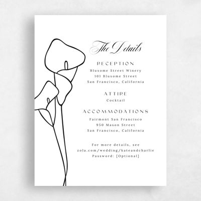 White Wedding Enclosure - Calle