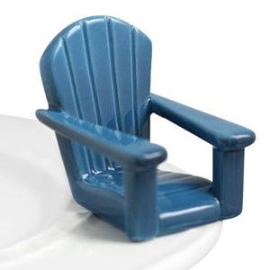 Nora Fleming Blue Adirondack Chair Mini