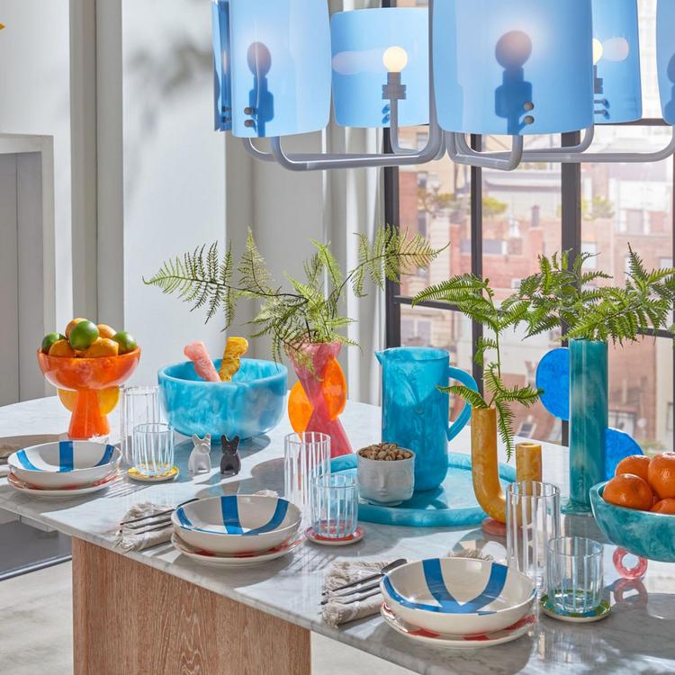 国内発| JONATHAN ADLER Eve Pedestal ポーセリンボウル Jonathan Adler Scala Pedestal Bowl | Saks Fifth Avenue