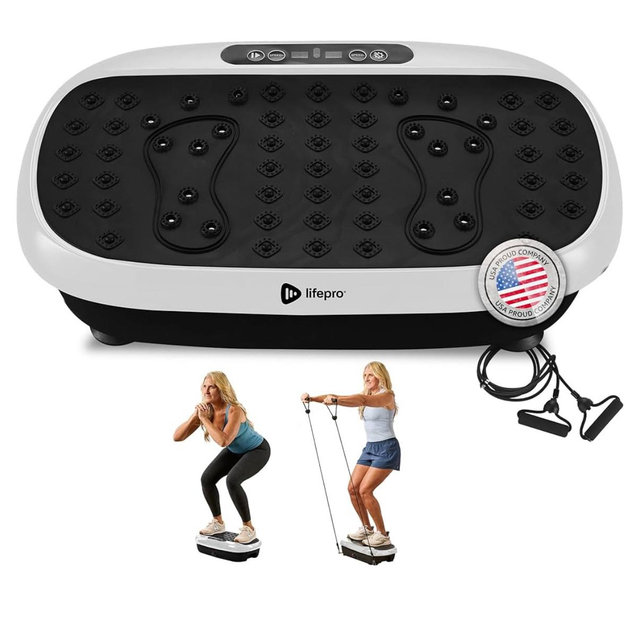 Lifepro HexaPlate Vibration Plate (White, Black or Silver)