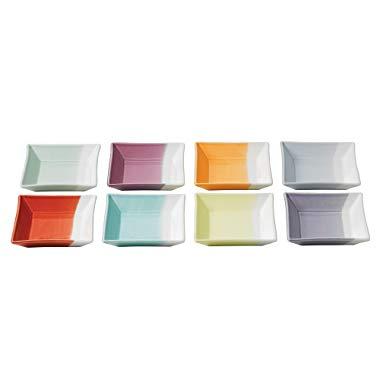 Royal Doulton 1815 Square Trays, 4.7-Inch, Set of 8