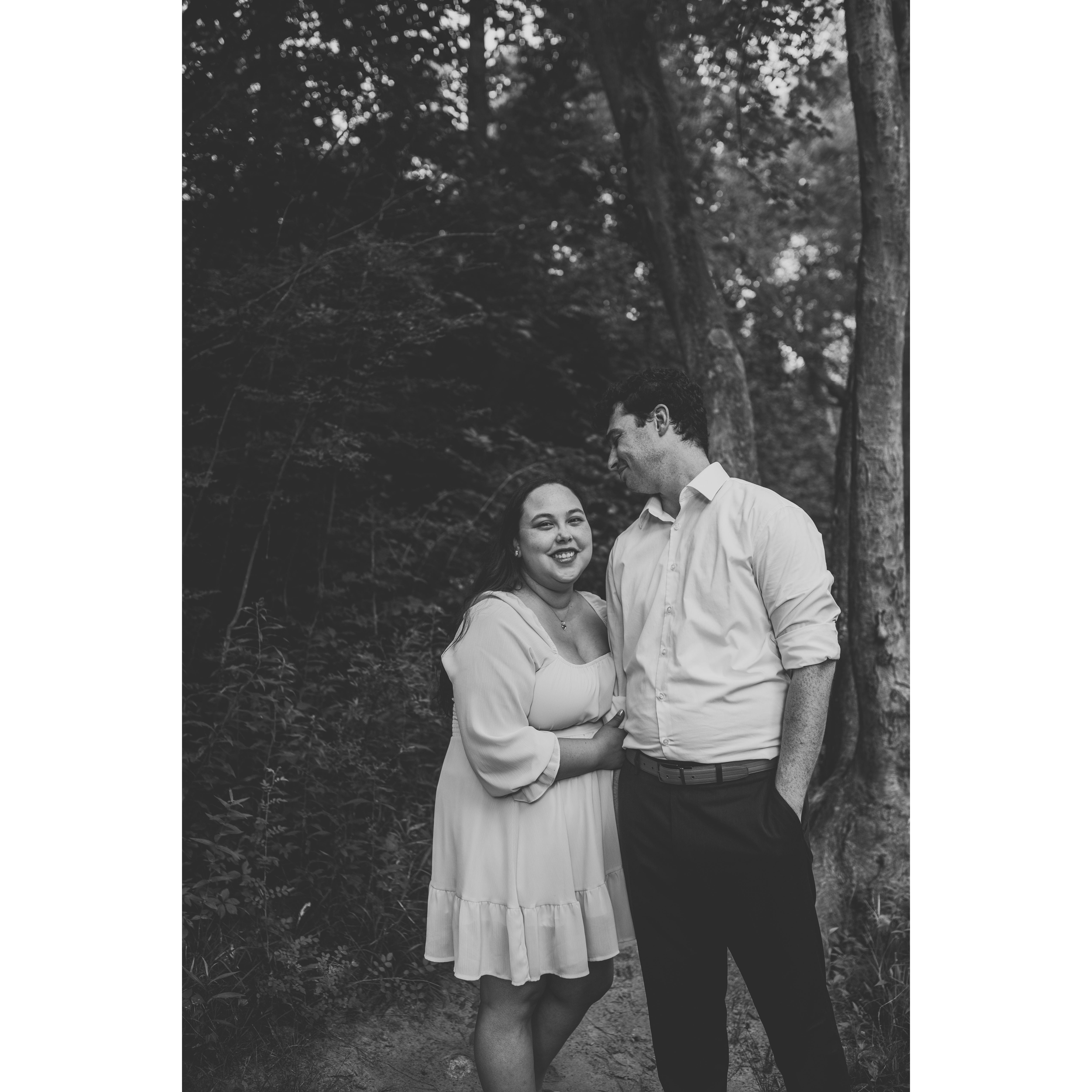 Engagement Photos at Yates Cider Mill July 2022