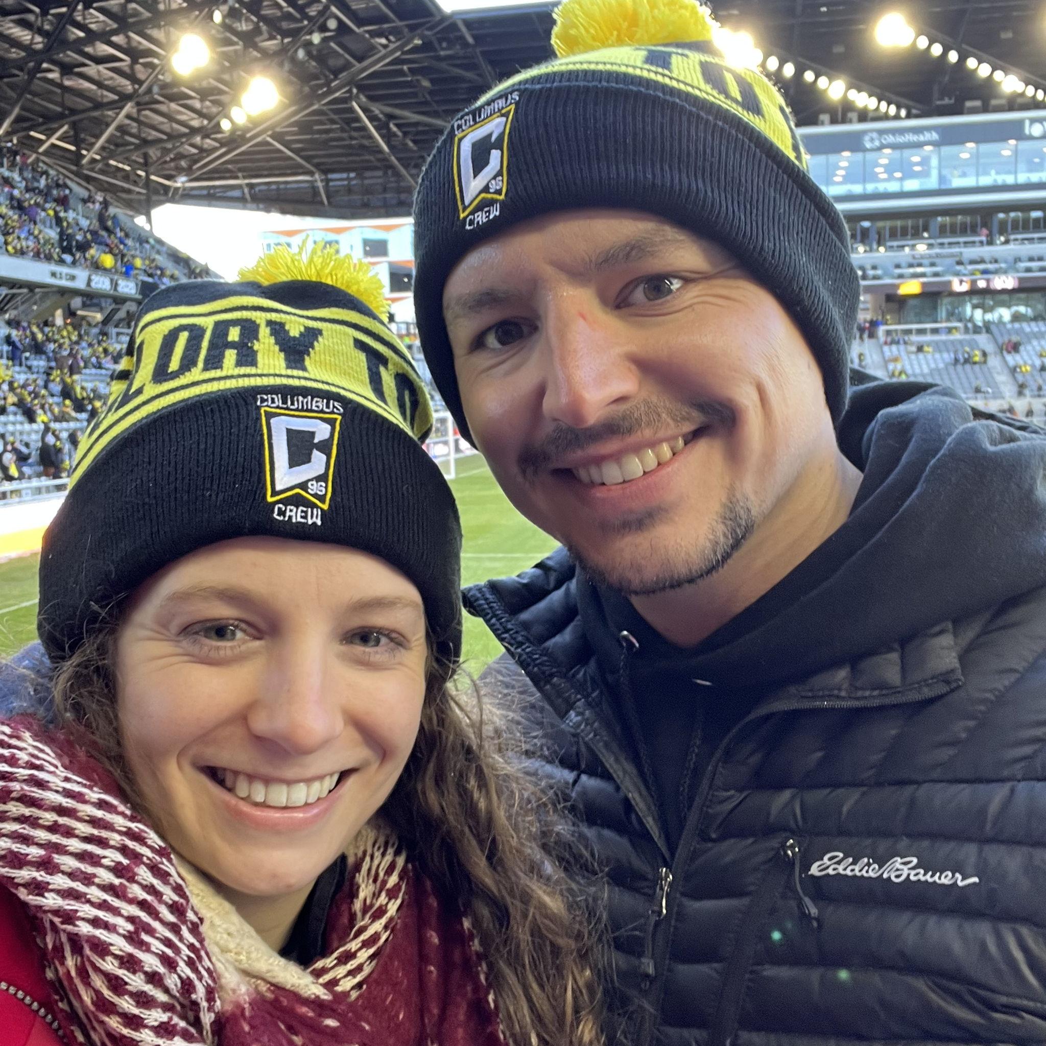 Matt's first Columbus Crew game!!