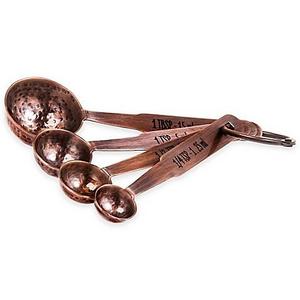 Thirstystone Antique Copper Finish Measuring Spoons (Set of 4)