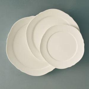Breakfast Plate S White Silhouette Set of 4