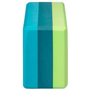 Gaiam Tri-Color Yoga Block- Teal
