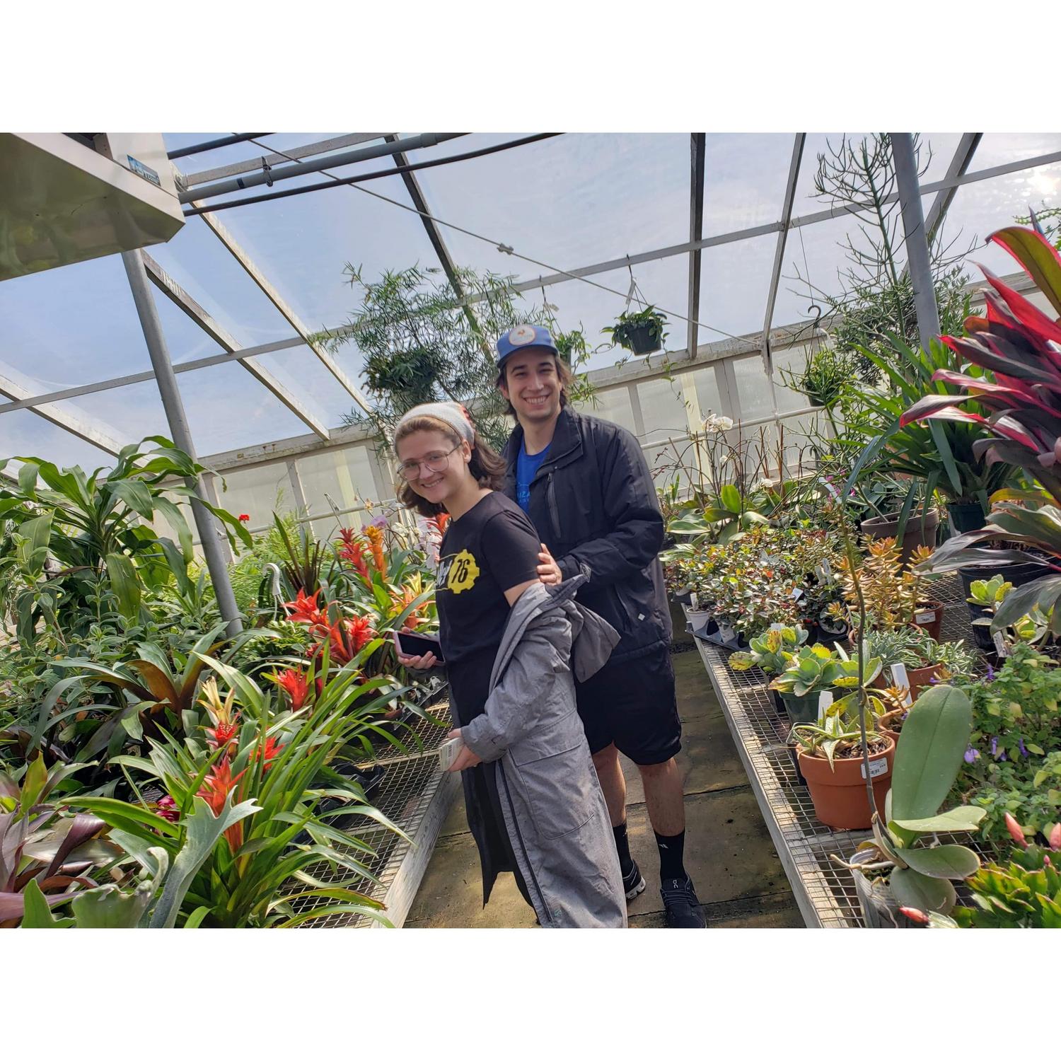 Caught in the act of swoonin' over plants