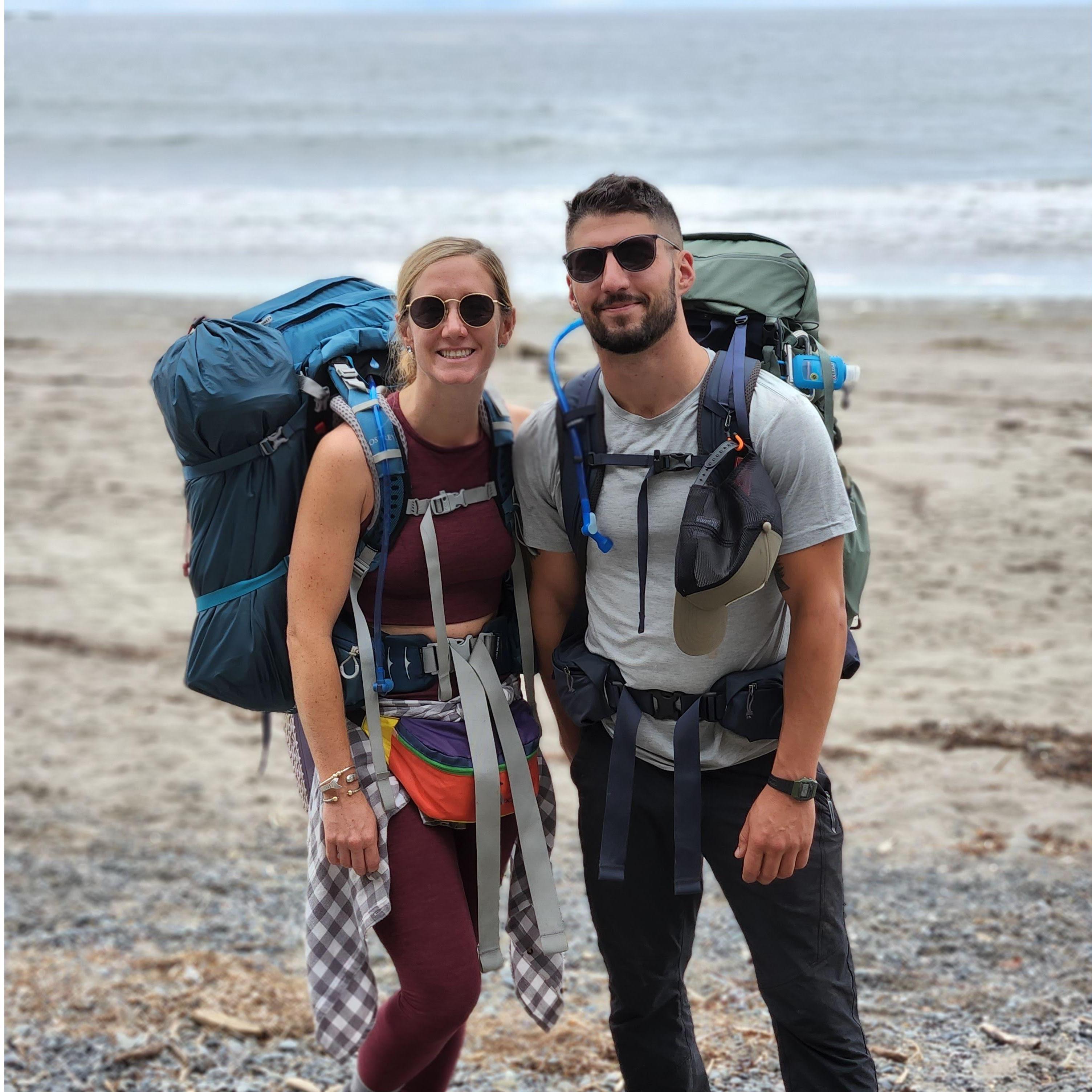 Coastal backpacking on the WA coast